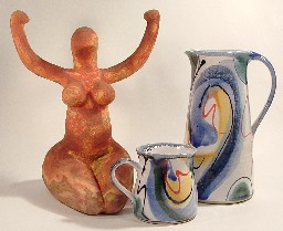 ceramic sculpture by Lea & Ama