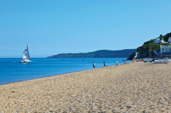 Torcross Beach, the southern end of Slapton Sands